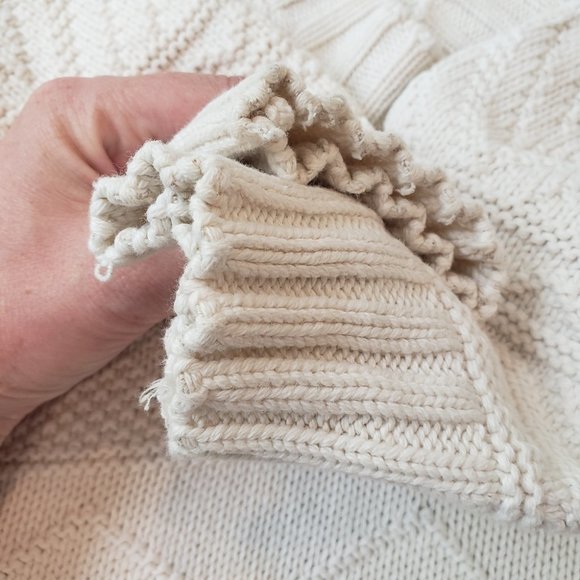 Vintage Cream V-Neck Sweater - Picture 12 of 15